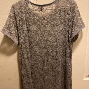 Torrid Sheer Lace Top